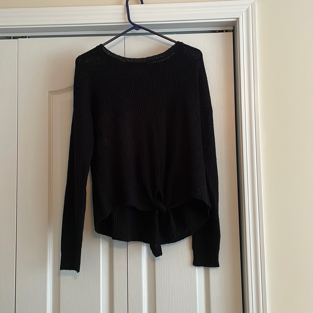 Black, sweater